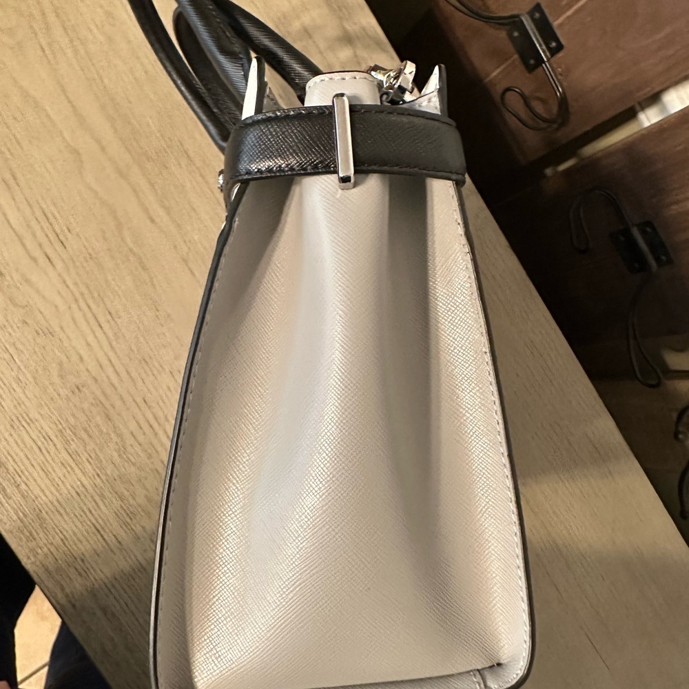 Kate Spade New York Staci Medium Satchel in nimbus grey multi colorblock - Picture 8 of 15